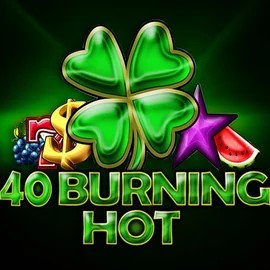 40 Burning Hot logo by Amusnet Interactive at Spinmacho Casino40 Burning Hot