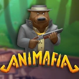 Animafia slot logo by Peter & Sons at Spinmacho CasinoAnimafia
