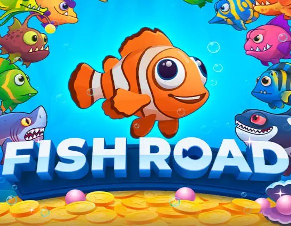 Logo of Fish Road from InOut at Spinmacho Casino