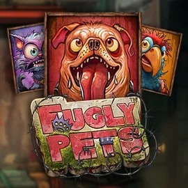 Fugly Pets slot logo by Stakelogic at Spinmacho CasinoFugly Pets
