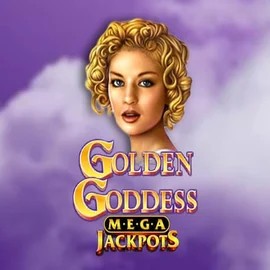 Logo of Golden Goddess Megajackpots from IGT at Spinmacho Casino