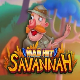 Mad Hit Savannah slot logo by RubyPlay at Spinmacho CasinoMad Hit Savannah