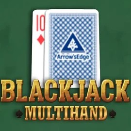 Multihand Blackjack online game logo by Pragmatic Play on machospin.org