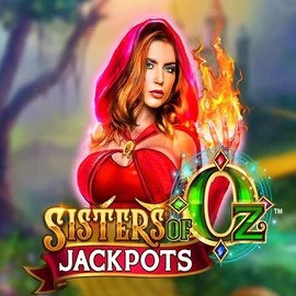Sisters Of Oz Jackpots logo by Triple Edge Studios at Spinmacho CasinoSisters Of Oz Jackpots
