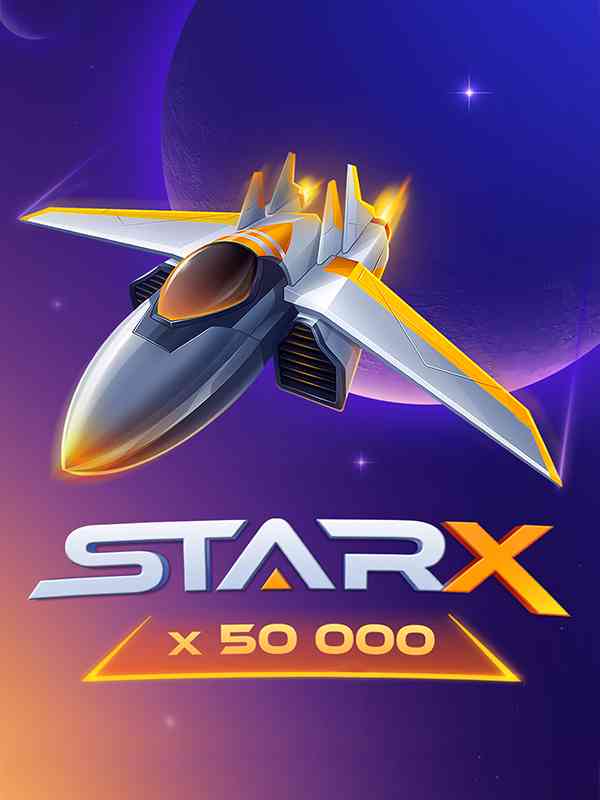 Logo of StarX from 100HP Gaming at Spinmacho Casino