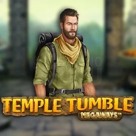 Temple Tumble Megaways slot logo by Relax Gaming at Spinmacho CasinoTemple Tumble Megaways